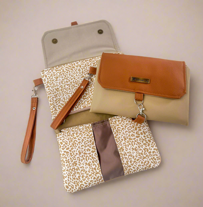 Two-tone Nappy Changing Clutch