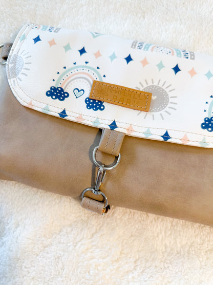 Mumu Nappy Changing Clutch - Tan