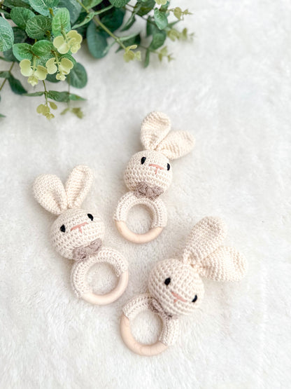 Baby Rabbit Wooden Toy