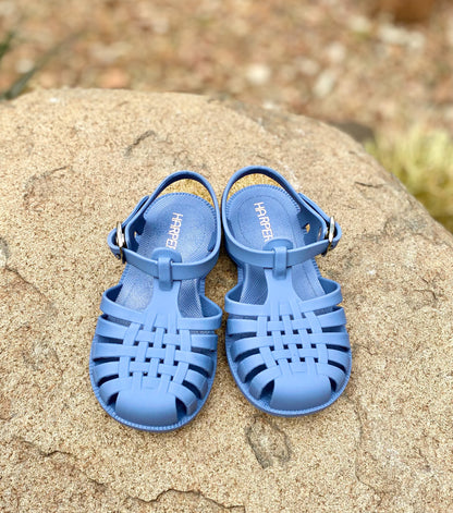 Summer Jelly Sandals - Blue