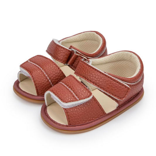 Open Toe Sandals - Brown