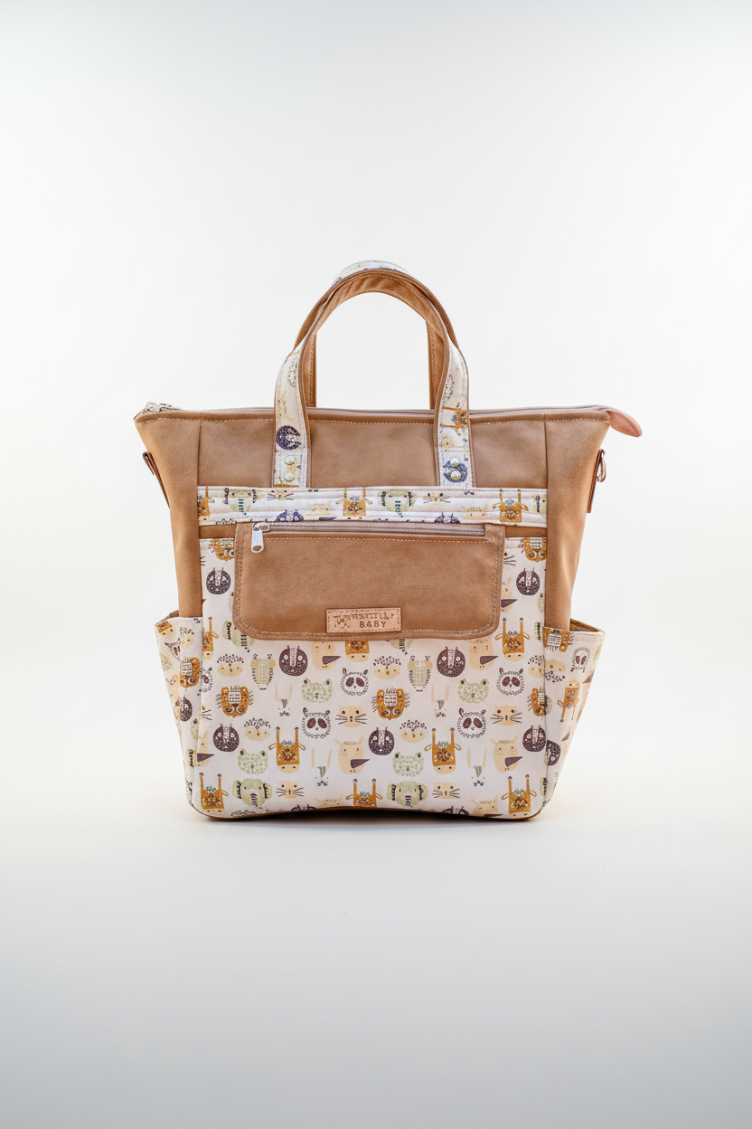 Safari Baby Bag - Chocolate
