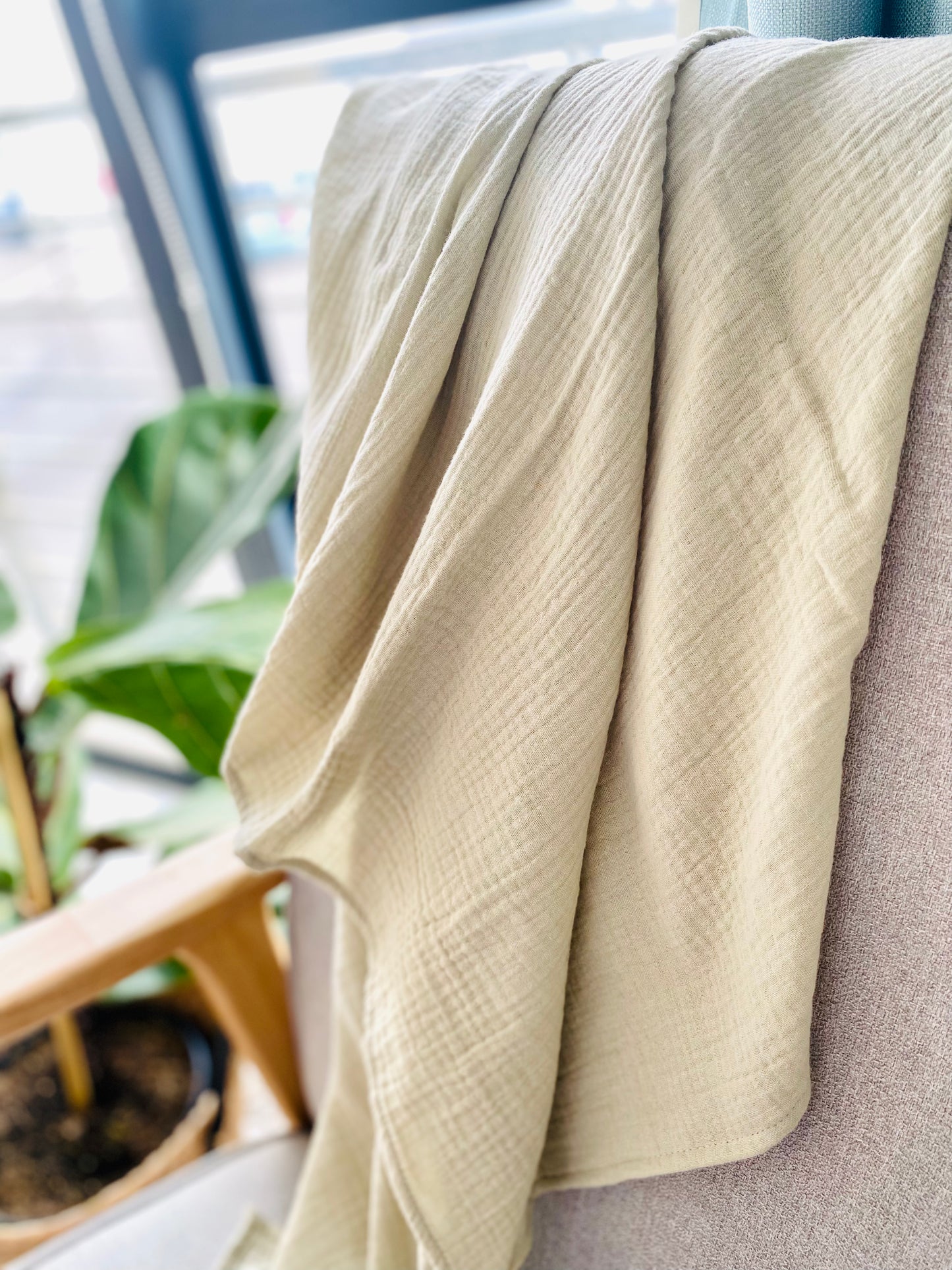Muslin Swaddle - Stone