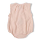 Sleeveless Muslin Baby Romper - Pink
