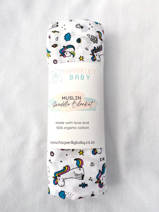 Muslin Swaddle - 100% Organic Cotton