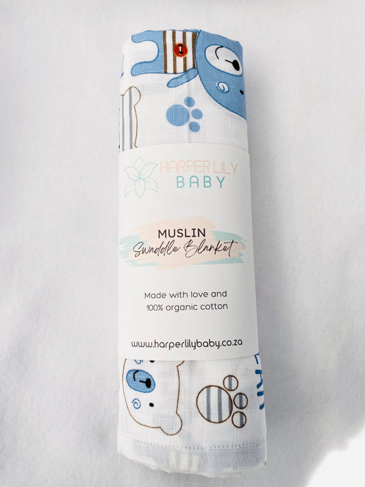 Muslin Swaddle - 100% Organic Cotton