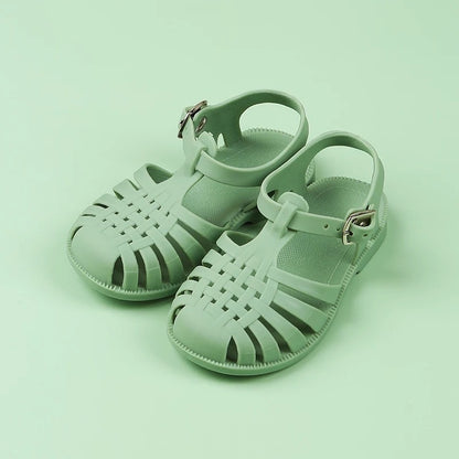 Summer Jelly Sandals - Sage