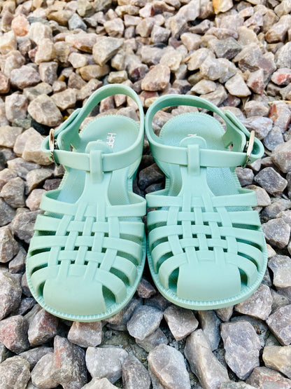 Summer Jelly Sandals - Sage