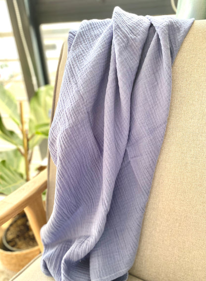 Muslin Swaddle - Blue