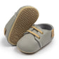 Vegan Leather Lace-ups - Grey